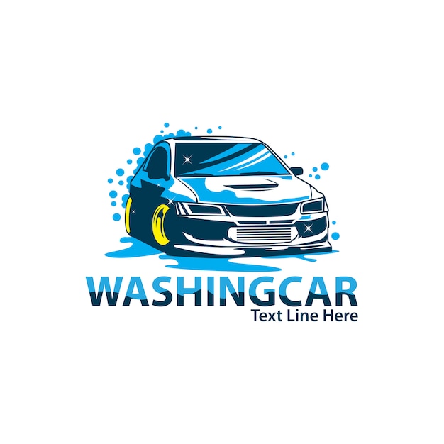 Wash car logo