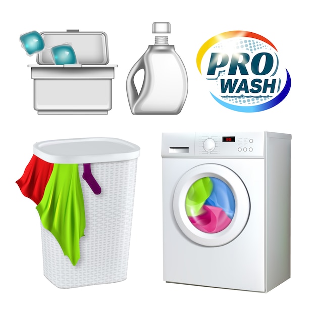 Wash Laundry Washing Equipment Set