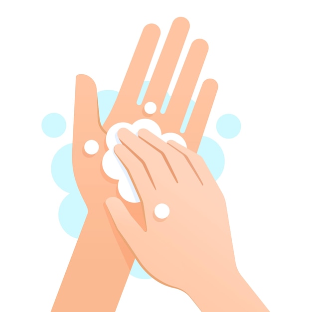 washing hands properly
