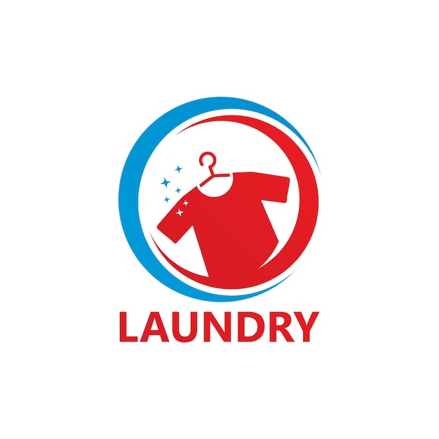 Premium Vector | Washing laundry logo template design vector, emblem ...