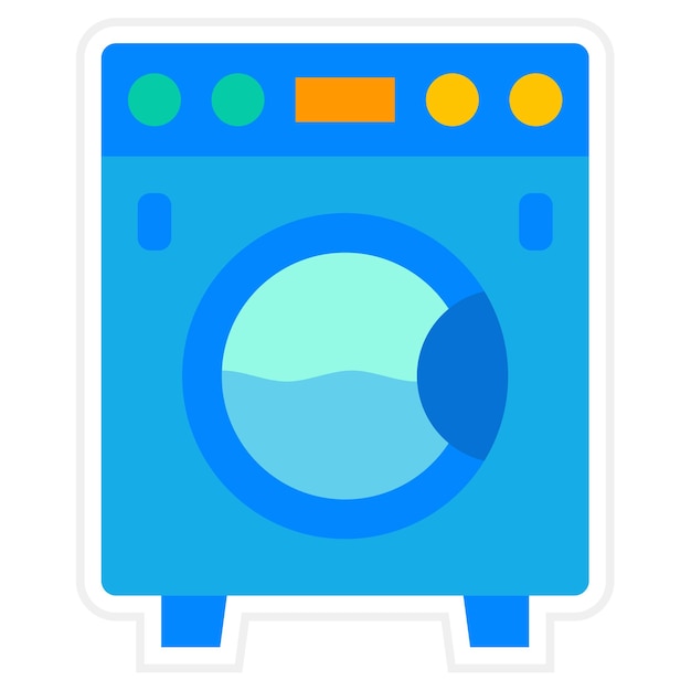 Vector washing machine icon