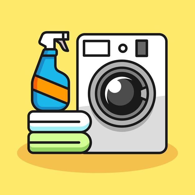 Washing machine illustration