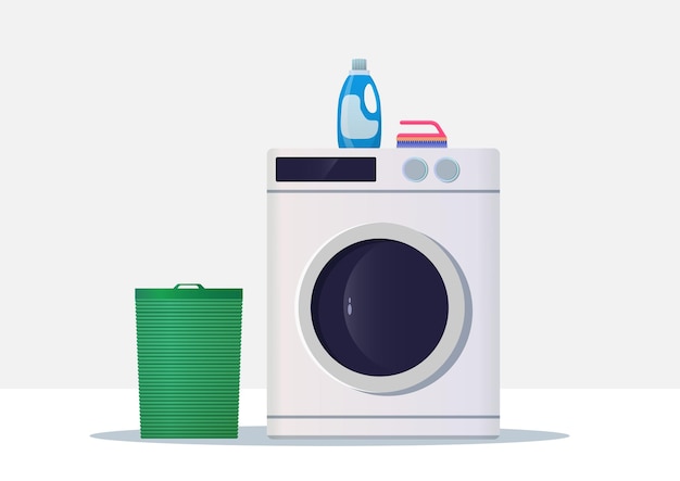washing machine laundry basket