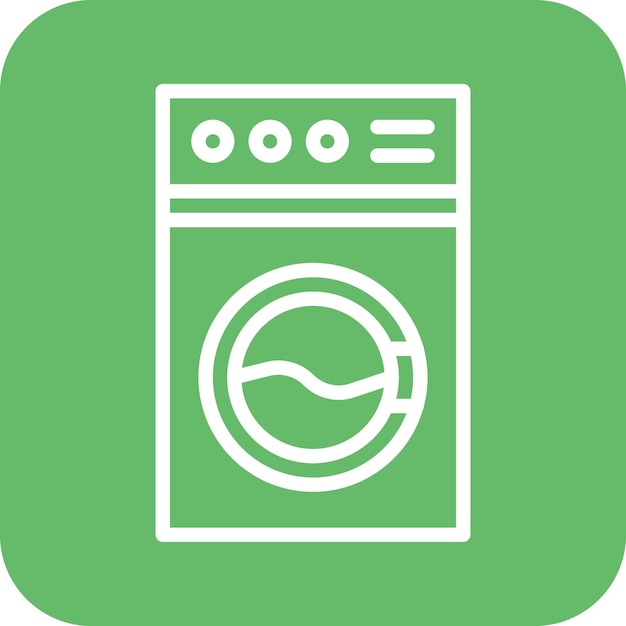 洗機のベクトルアイコンのイラスト ハイジーンルーティンのアイコンセット