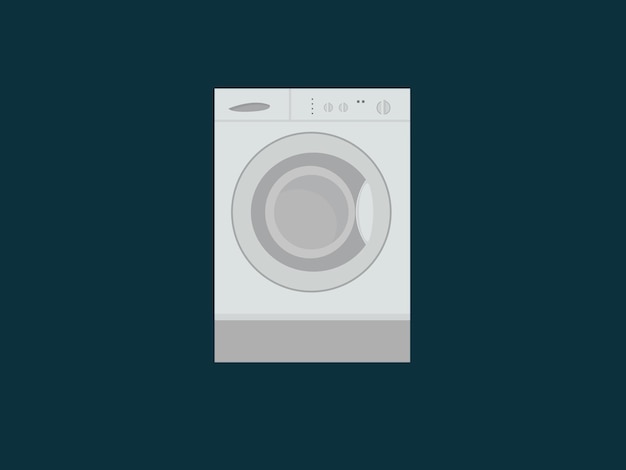 Vector washing_machines_clothes_dryer_laundry_home