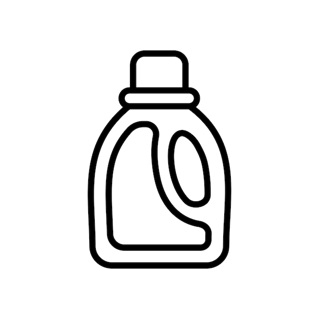 wasmiddel pictogram vector ontwerpsjabloon op witte achtergrond