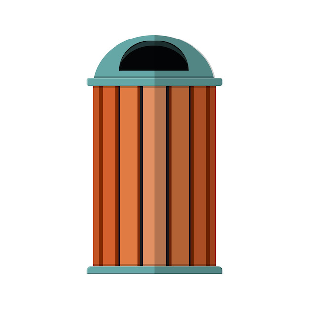 Vector waste bin icon