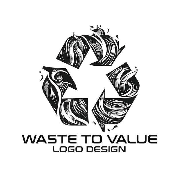 Waste To Value Vector Logo Design