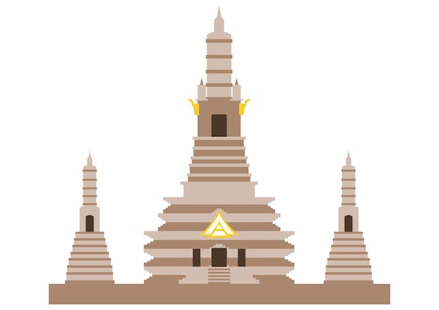 Wat Arun als bezienswaardigheid in Bangkok