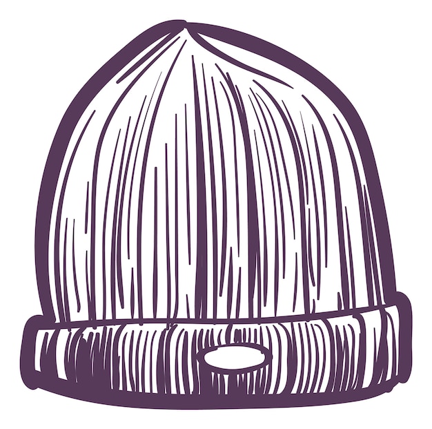 Disegno di cappello da orologio a maglia