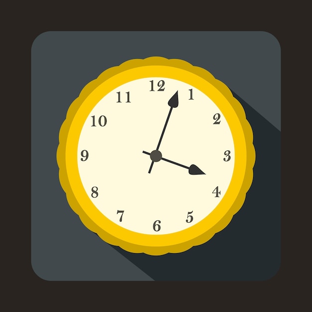 Watch icon in flat style for any design