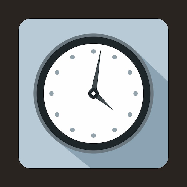 Watch icon in flat style for any design