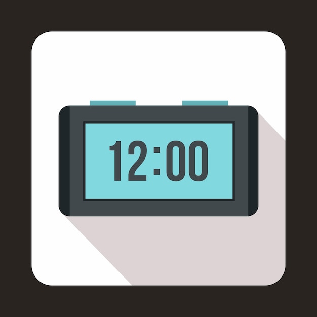 Watch icon in flat style for any design