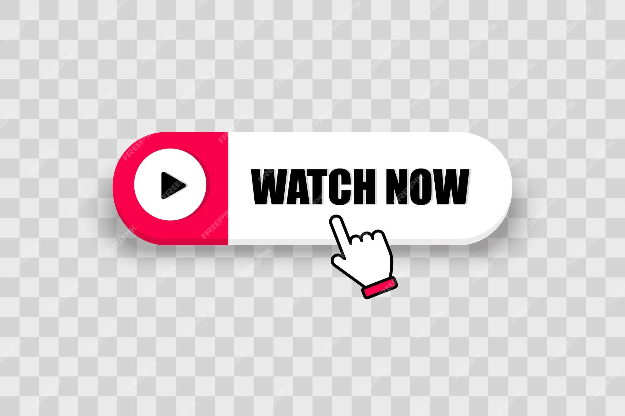 Play now button - click on red Royalty Free Vector Image