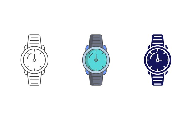 Watch vector icon