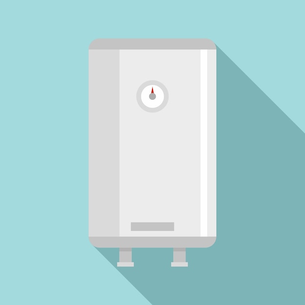 Vector water boiler icon flat illustration of water boiler vector icon for web design