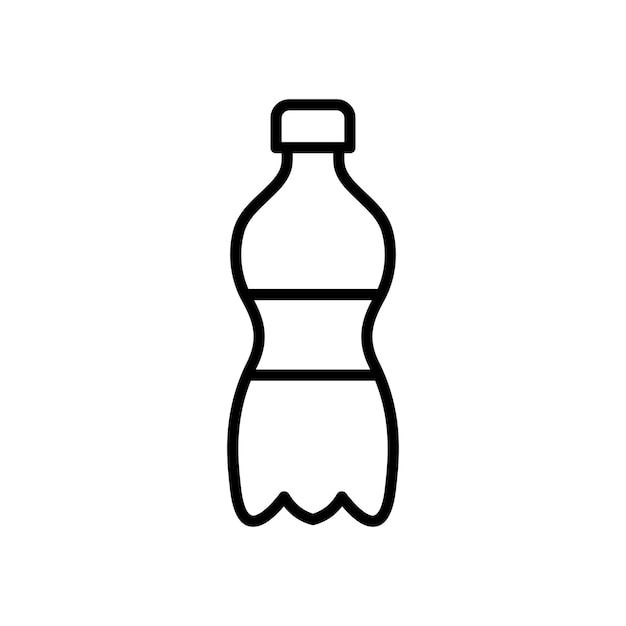 Water Bottle Icon Vector Design Template