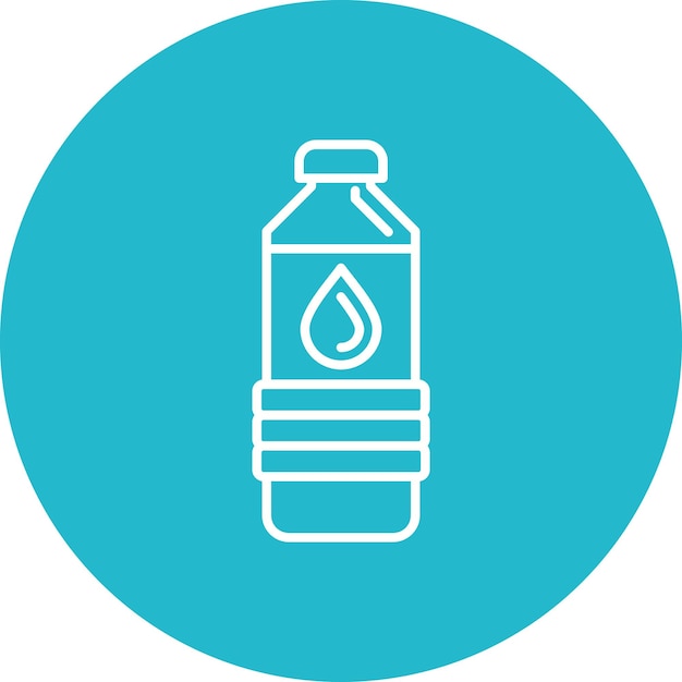 Water Bottle icon vector image Can be used for Sports