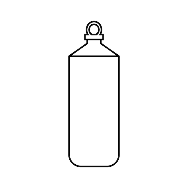 Water bottle icon vector