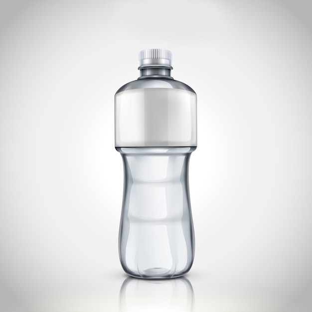 Water bottle package illustration