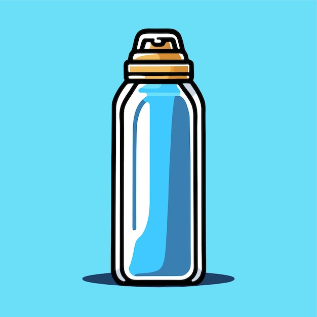 Water bottle vector illustration