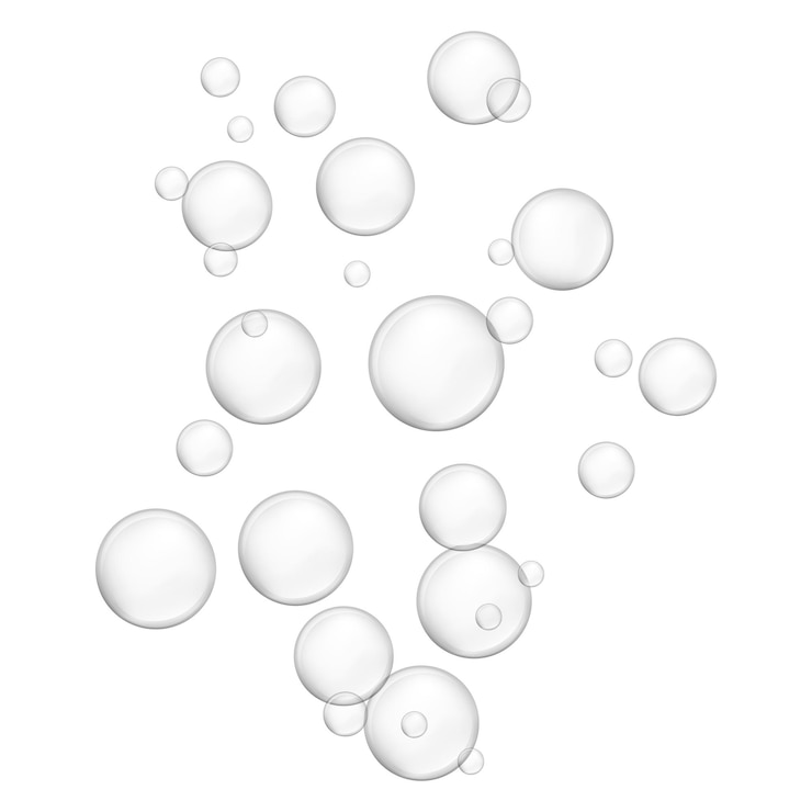 Vector 水バブル アイコン web デザインのための水バブル ベクトル アイコンのリアルなイラスト
