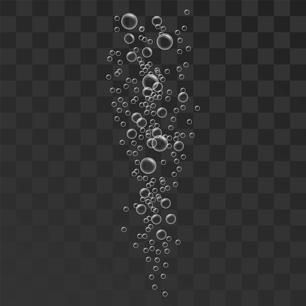 Water bubble icon Realistic illustration of water bubble vector icon for web design