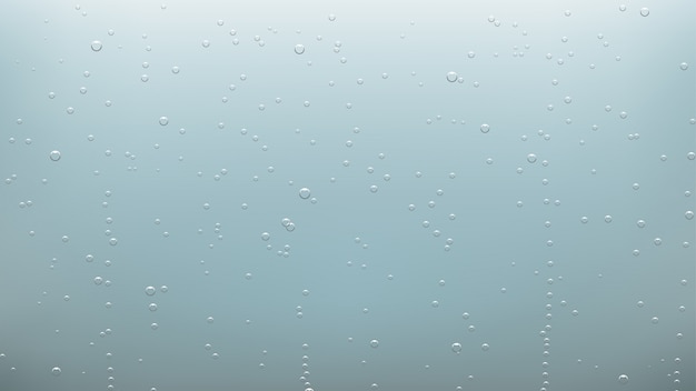 Vector water bubbles background