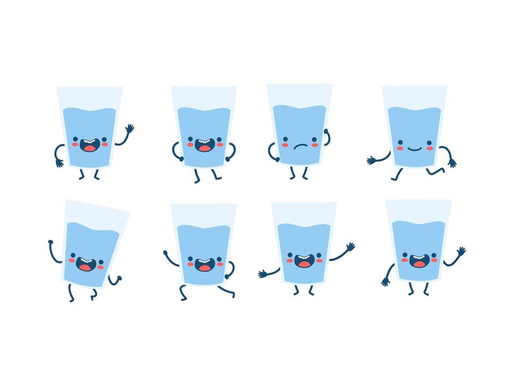 Vector water character mascot