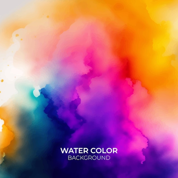 Water color background with a white background.