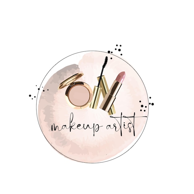 Makeup Artist Logo Free Vectors