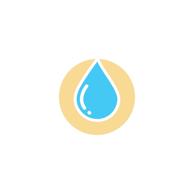 Water drop icon vector illustration