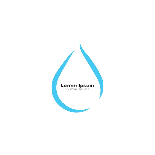 Water drop icon vector illustration