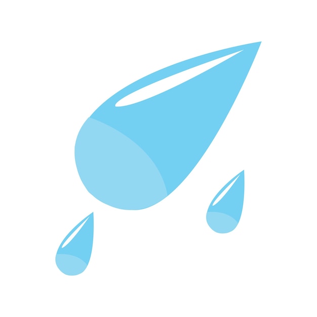 Vector water drop icon vector