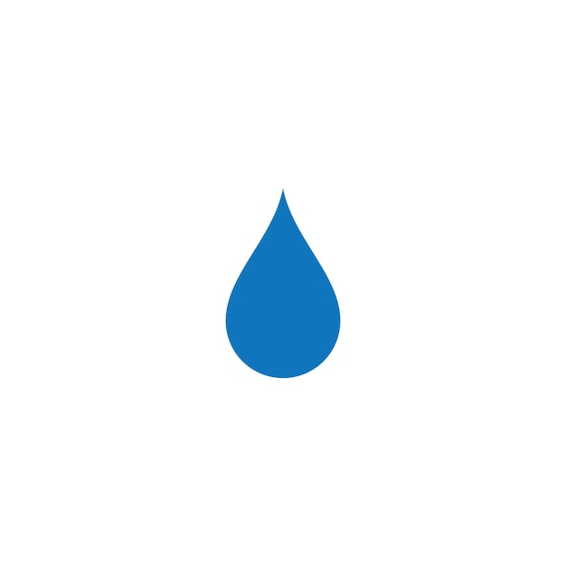 水滴イラスト ロゴのテンプレートベクトルデザイン