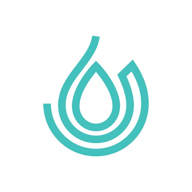 Vector water drop illustration