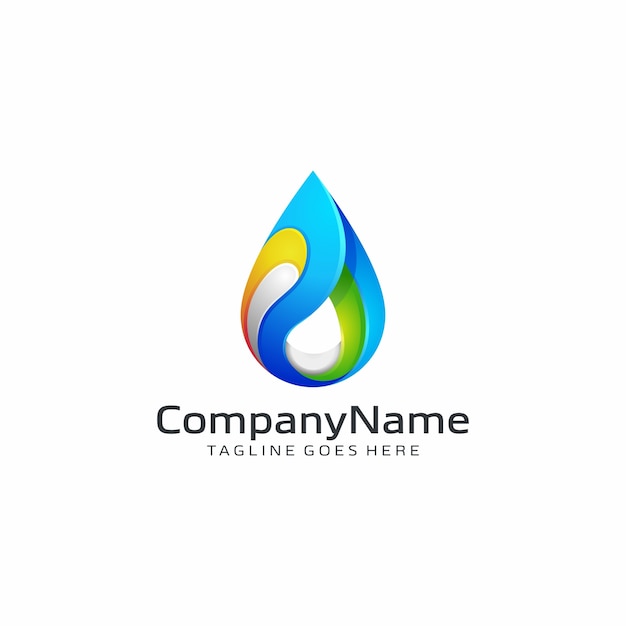 Water Drop logo design