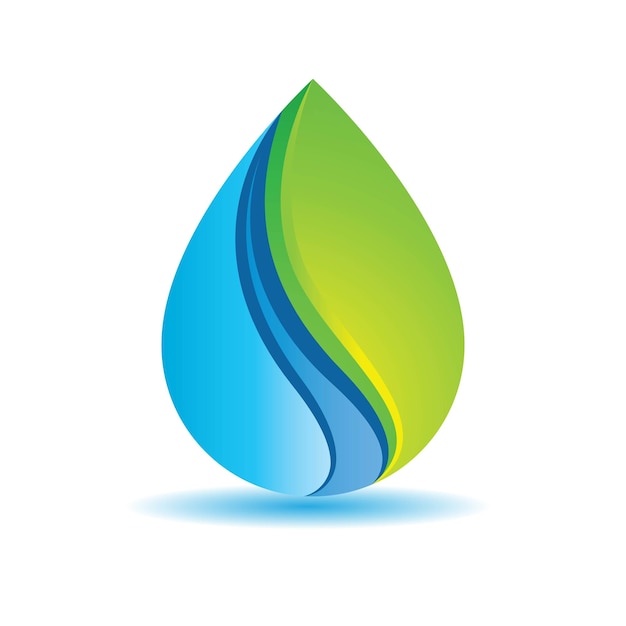 Water drop logo images illustration design