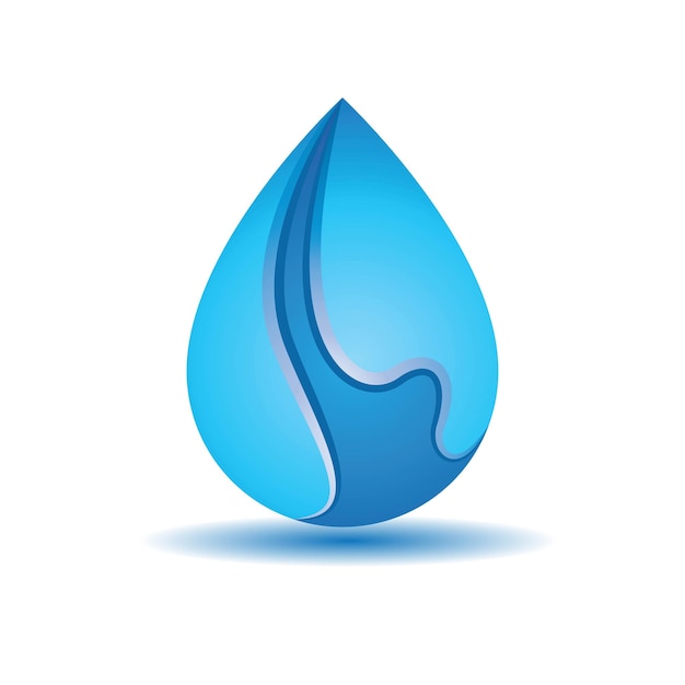 Water drop logo images illustration design