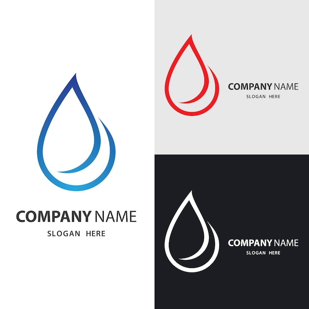 Water drop logo images