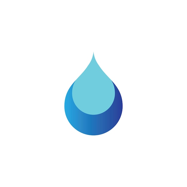 Water drop Logo Template vector illustration design