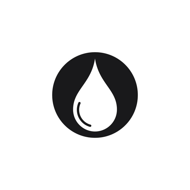 Water drop logo template vector illustration design