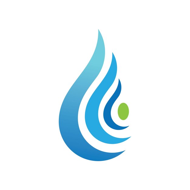 Water drop Logo Template vector illustration design