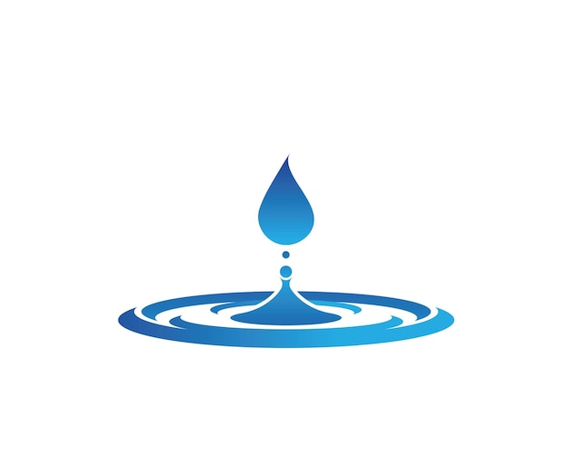 Water drop Logo Template vector illustration