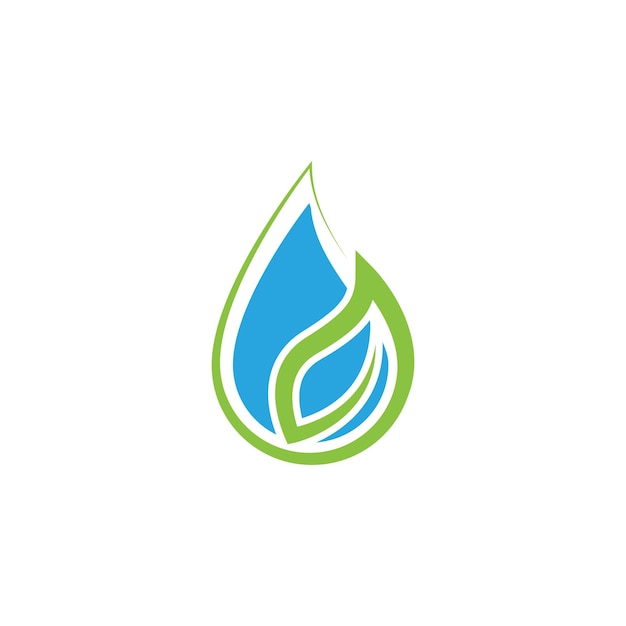 Water drop Logo Template vector