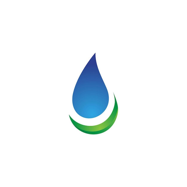 Water drop Logo Template vector