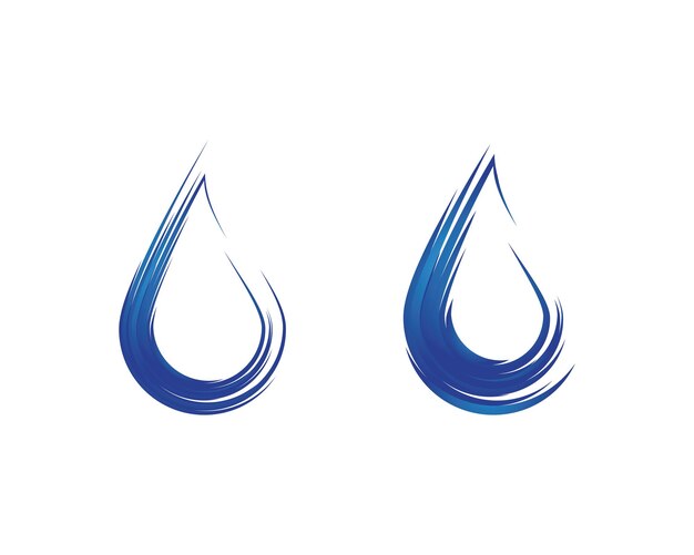 Water drop Logo Template vector