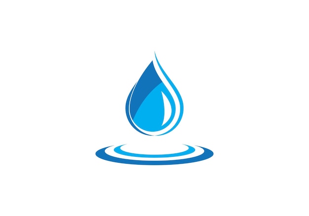 Premium Vector | Water drop logo template