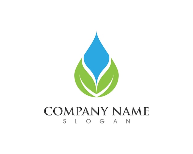 Water drop Logo Template