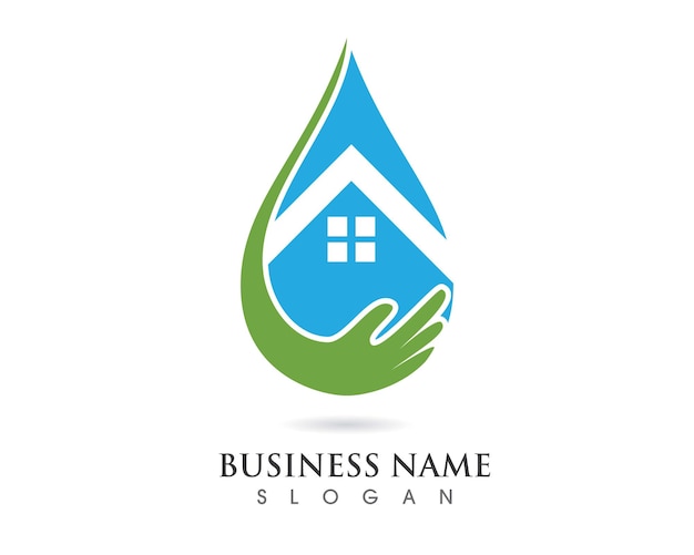 Water drop Logo Template